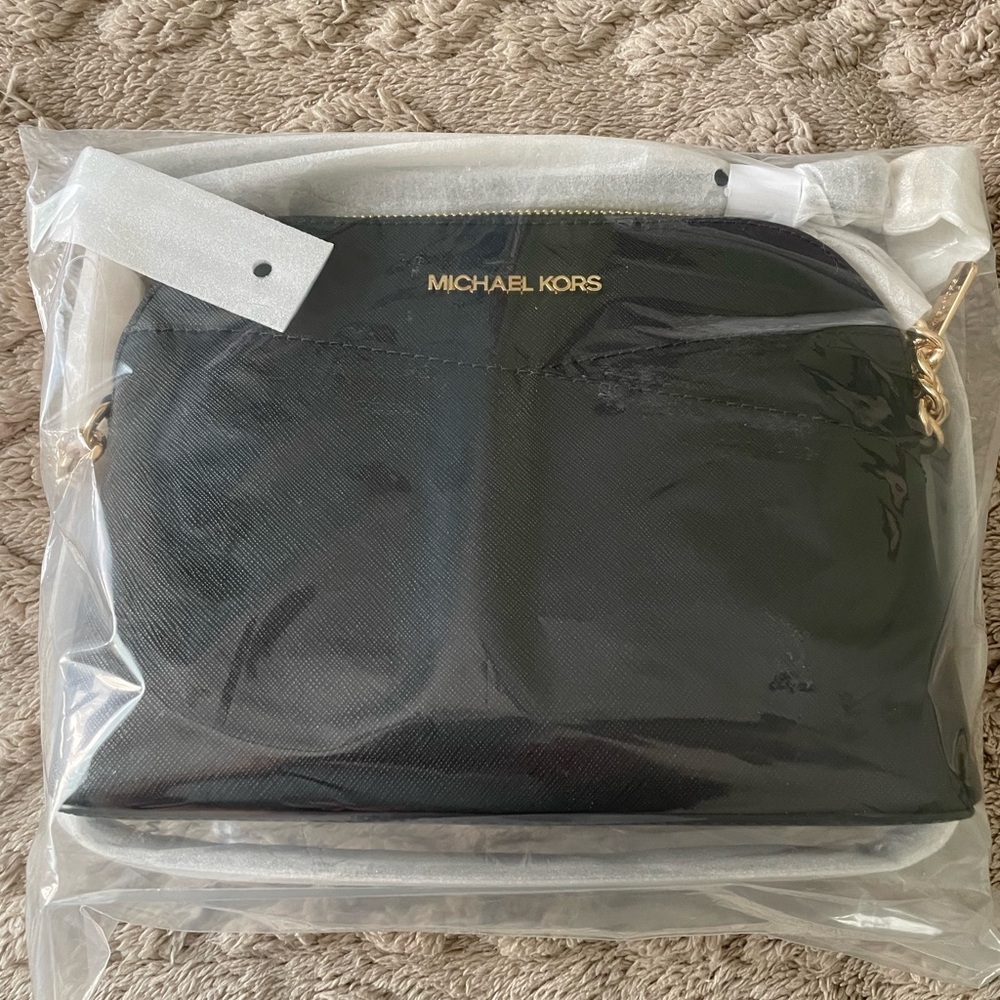 NWT Michael Kors Black Crossbody Bag